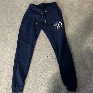 Comfy Navy Blue Superdry JPN Jogger/Sweats (US 4)
